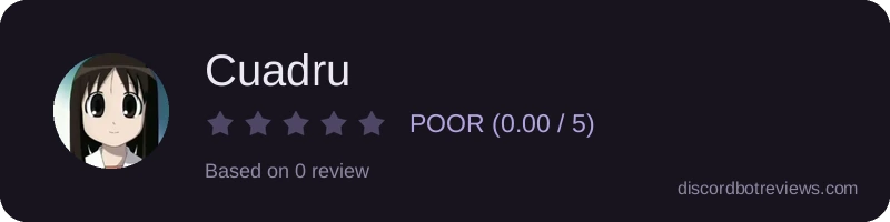 Rating banner for Cuadru