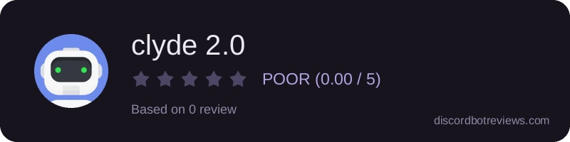Rating widget preview for clyde 2.0