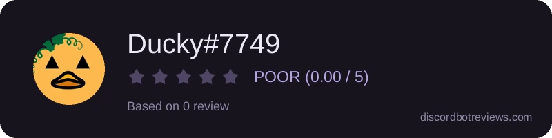 Rating widget preview for Ducky#7749
