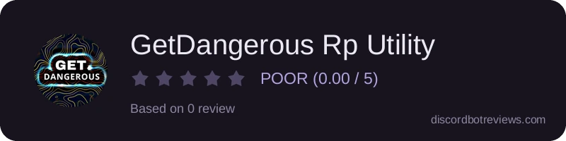 Rating widget preview for GetDangerous Rp Utility