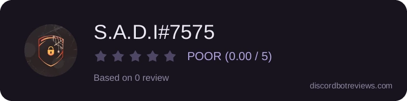 Rating widget preview for S.A.D.I#7575