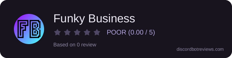 Rating widget preview for Funky Business