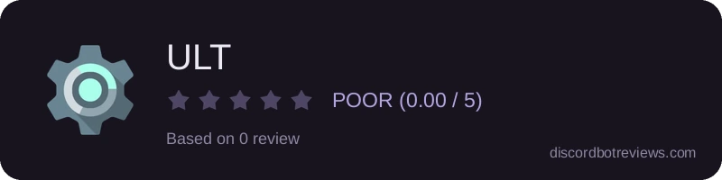 Rating widget preview for ULT
