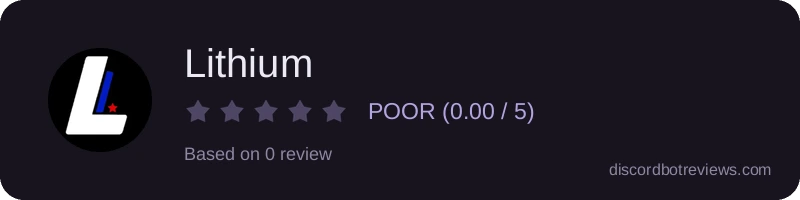 Rating widget preview for Lithium