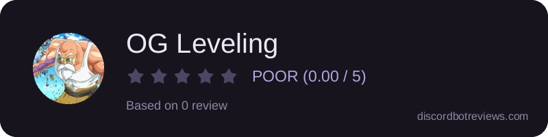 Rating widget preview for OG Leveling