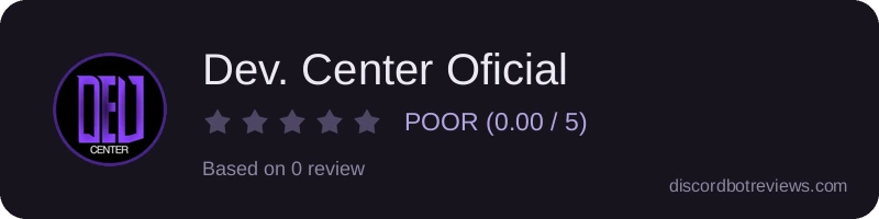 Rating widget preview for Dev. Center Oficial