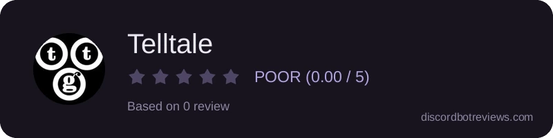 Rating widget preview for Telltale