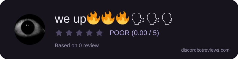 Rating widget preview for we up🔥🔥🔥🗣🗣🗣💪💪💪💪