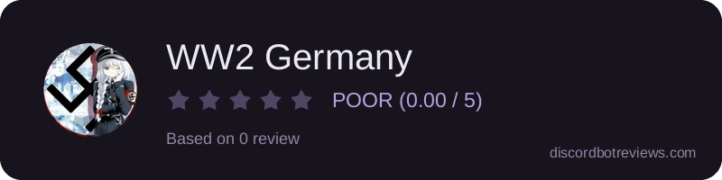 Rating widget preview for WW2 Germany