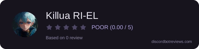 Rating widget preview for Killua RI-EL