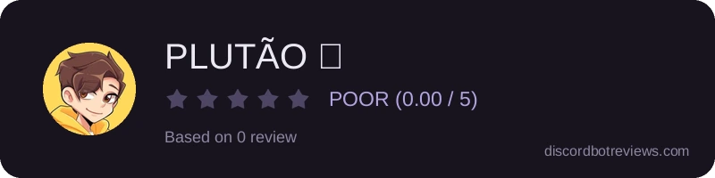 Rating widget preview for PLUTÃO 🪐