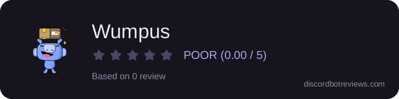Rating widget preview for Wumpus