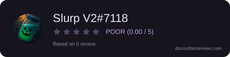 Rating widget preview for Slurp V2#7118