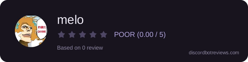 Rating widget preview for melo