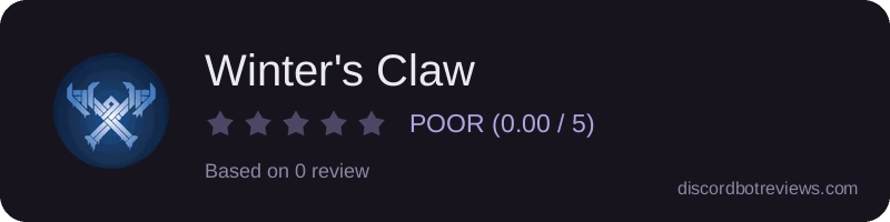 Rating widget preview for Winter's Claw
