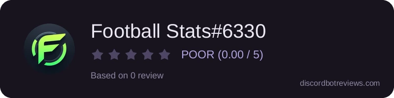Rating widget preview for Football Stats#6330