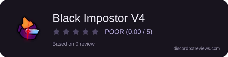 Rating widget preview for Black Impostor V4