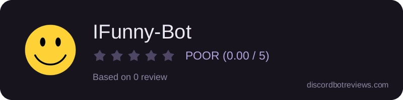 Rating widget preview for IFunny-Bot