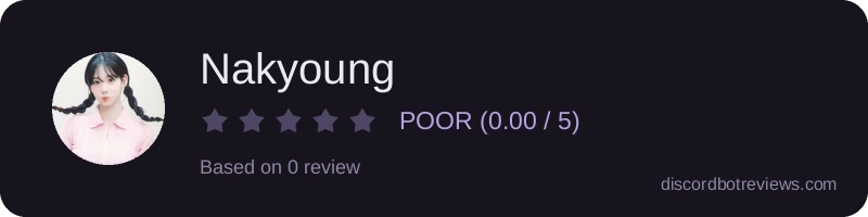 Rating widget preview for Nakyoung