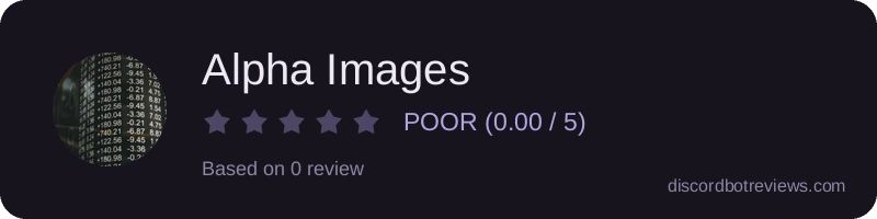 Rating widget preview for Alpha Images