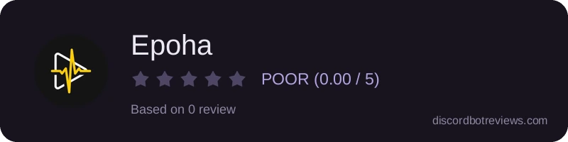 Rating widget preview for Epoha