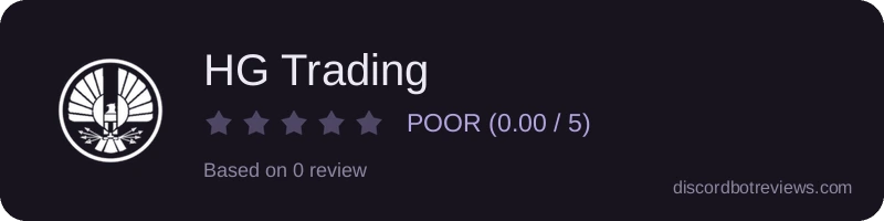 Rating widget preview for HG Trading