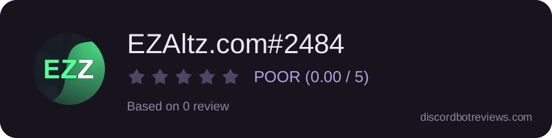 Rating widget preview for EZAltz.com#2484