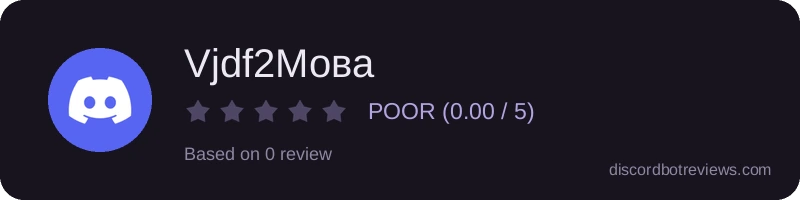 Rating widget preview for Vjdf2Мова