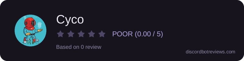 Rating widget preview for Cyco