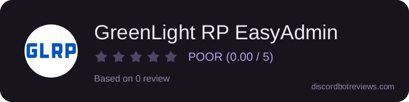 Rating widget preview for GreenLight RP EasyAdmin