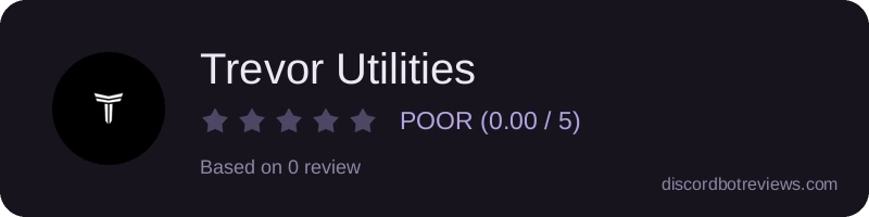 Rating widget preview for Trevor Utilities