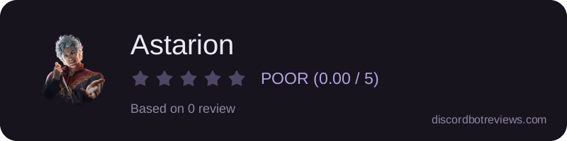 Rating widget preview for Astarion
