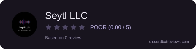Rating widget preview for Seytl LLC