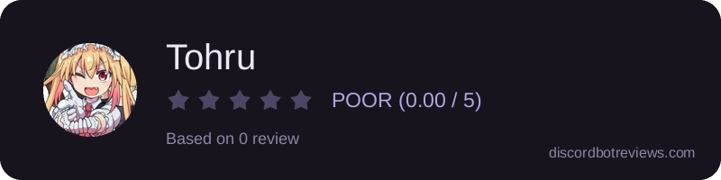 Rating widget preview for Tohru