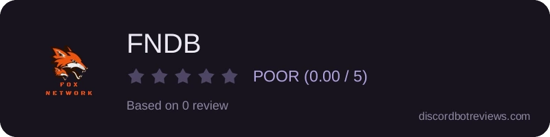 Rating widget preview for FNDB