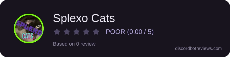 Rating widget preview for Splexo Cats