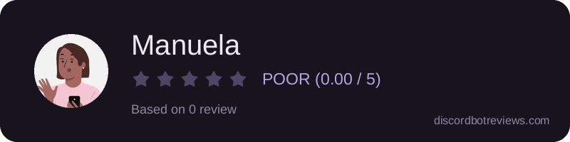 Rating banner for Manuela