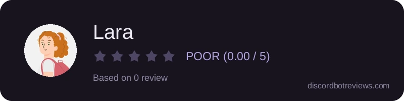 Rating widget preview for Lara