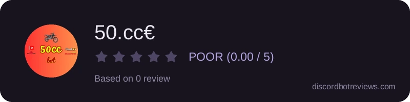 Rating widget preview for 50.cc€