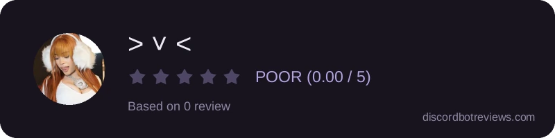 Rating widget preview for ˃ ˅ ˂