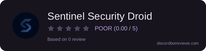 Rating banner for Sentinel Security Droid