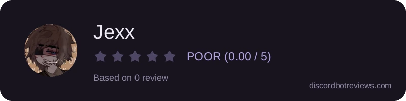 Rating widget preview for Jexx