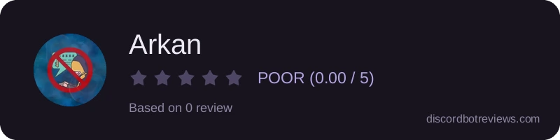 Rating widget preview for Arkan