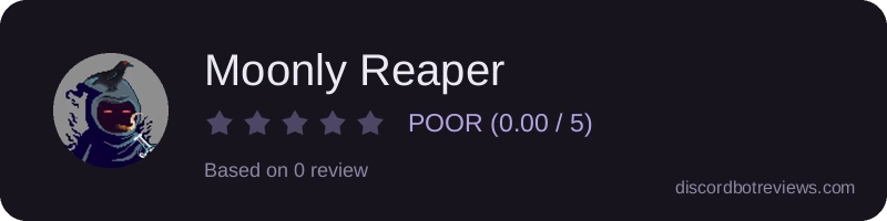 Rating widget preview for Moonly Reaper