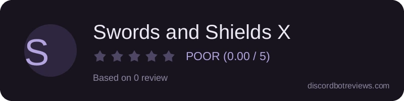 Rating widget preview for Swords and Shields X