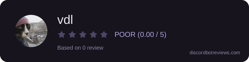 Rating widget preview for vdl