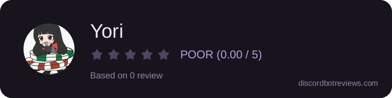 Rating widget preview for Yori