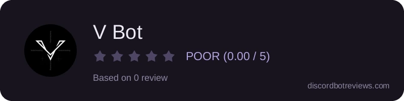 Rating widget preview for V Bot