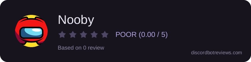 Rating widget preview for Nooby