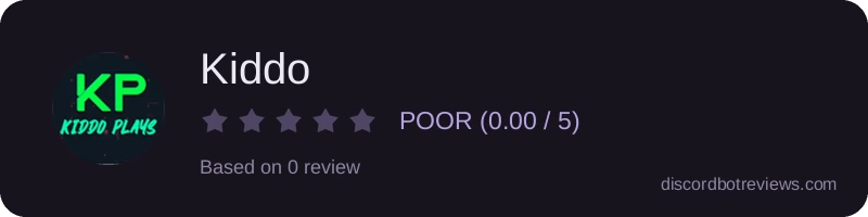 Rating widget preview for Kiddo